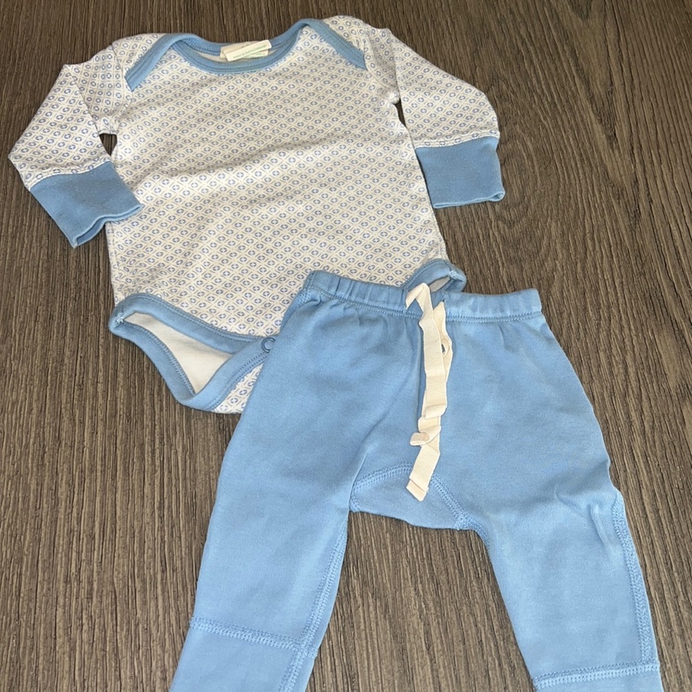Sapling baby bodysuit and pants set